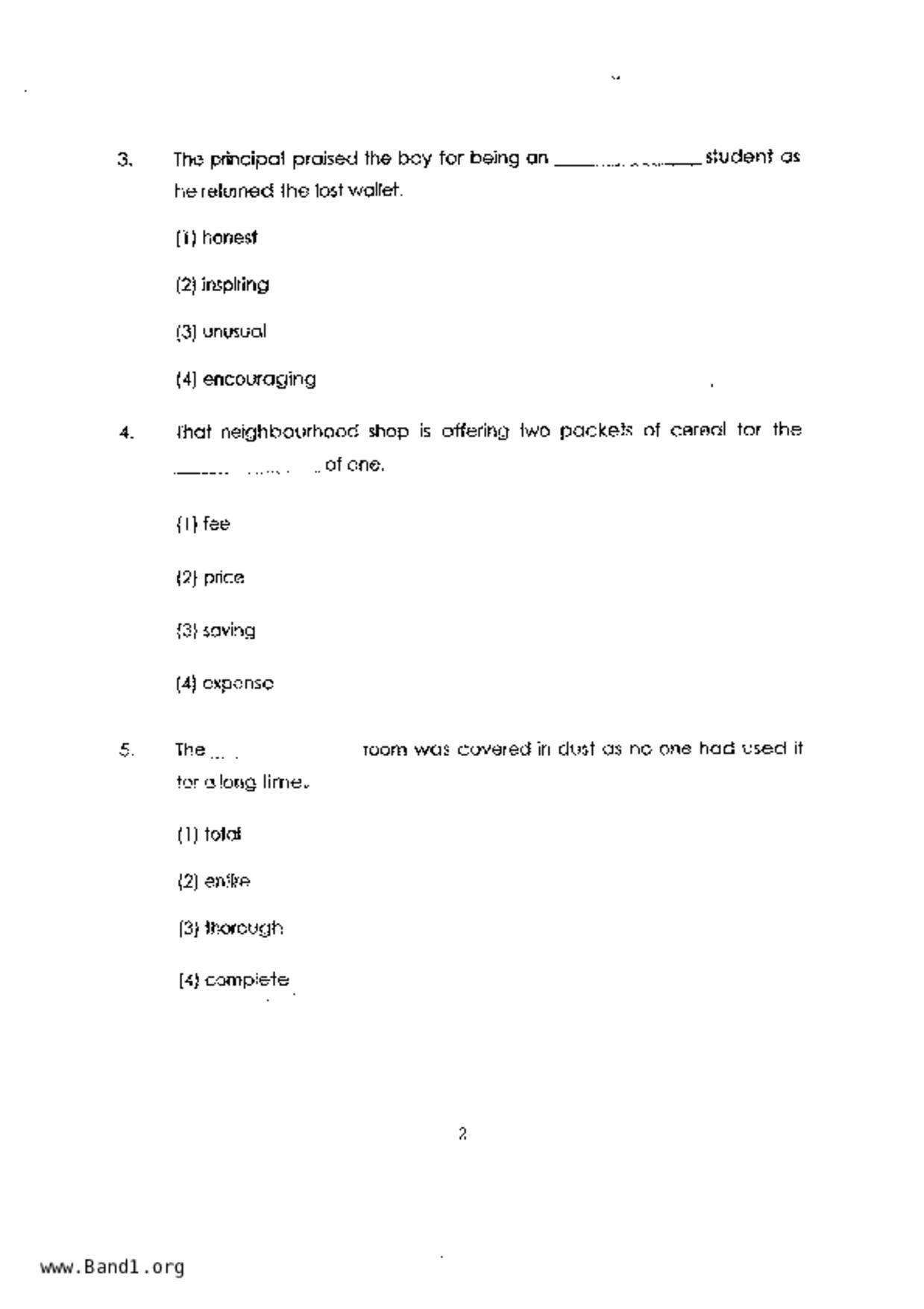 P4English試卷