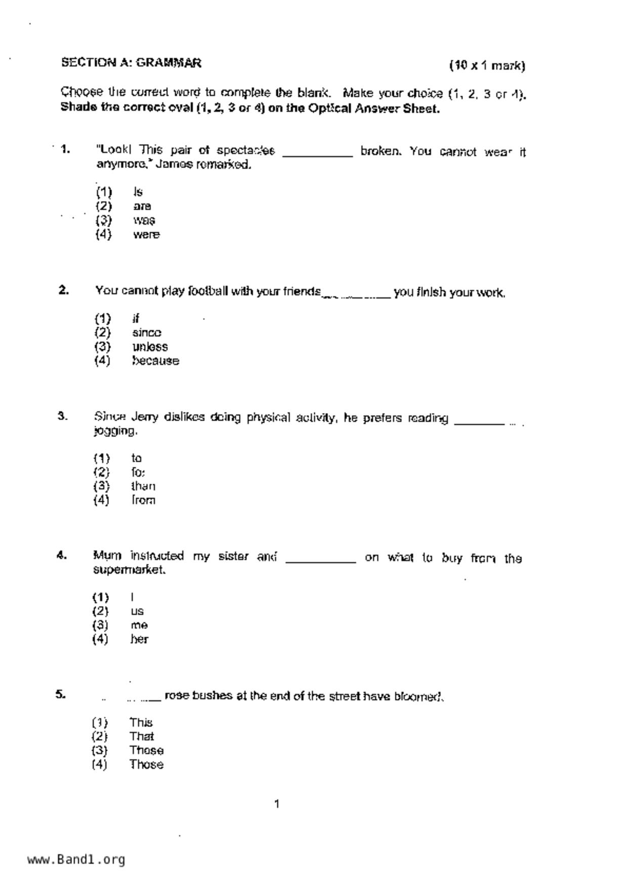 P4English試卷