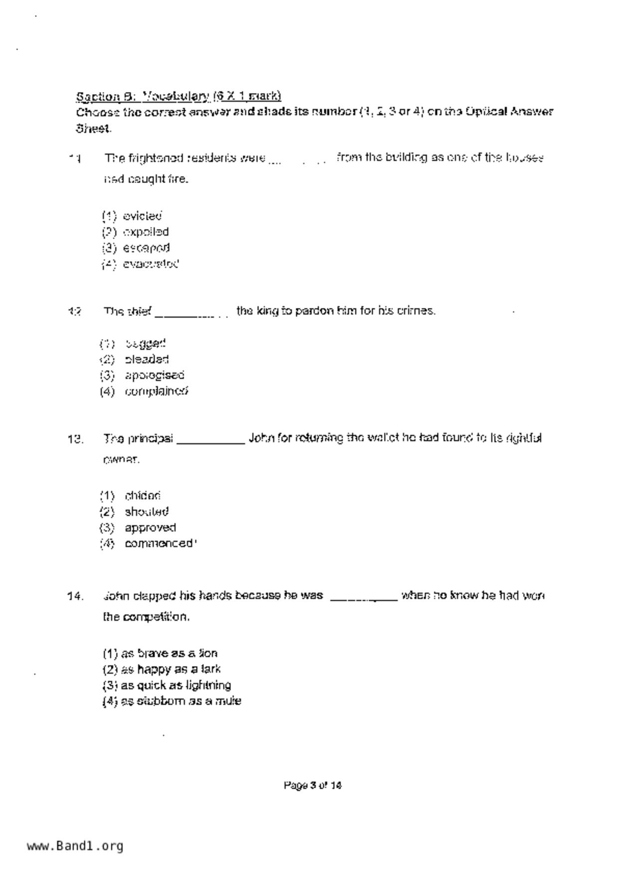 P4English試卷