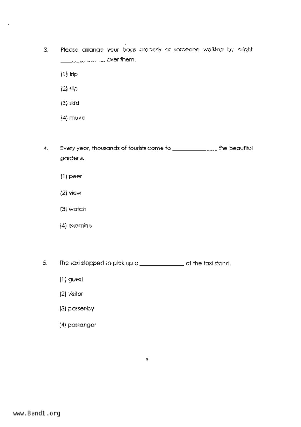 P4English試卷