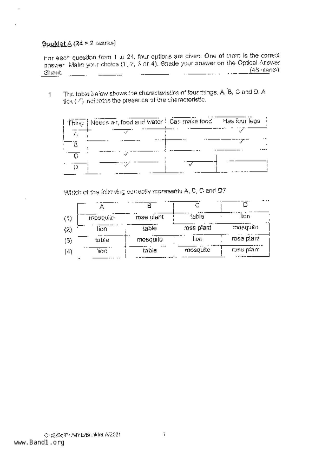 P4Science試卷