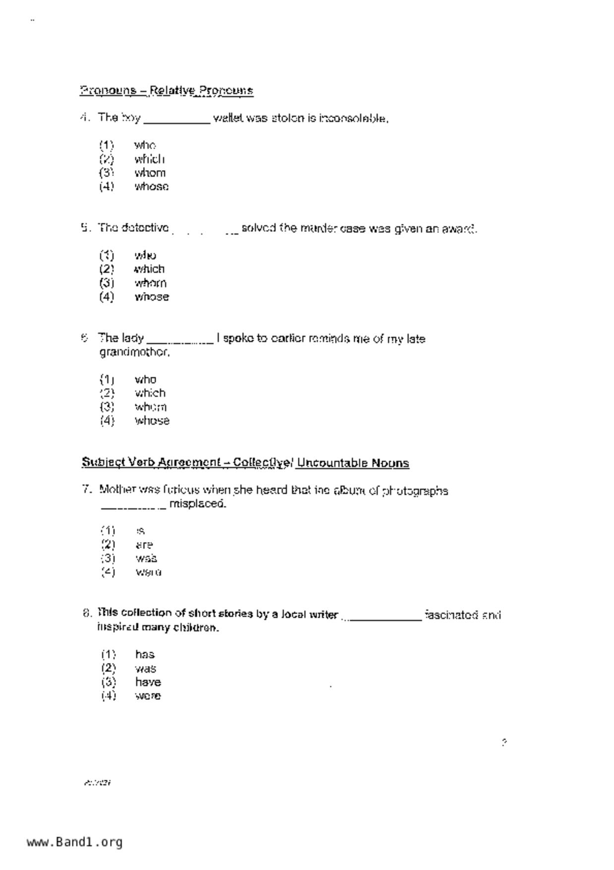 P5English試卷