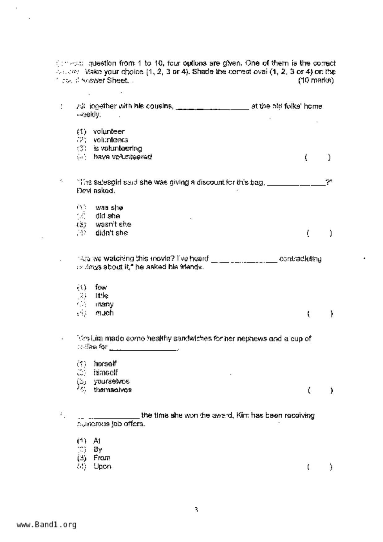P6English試卷