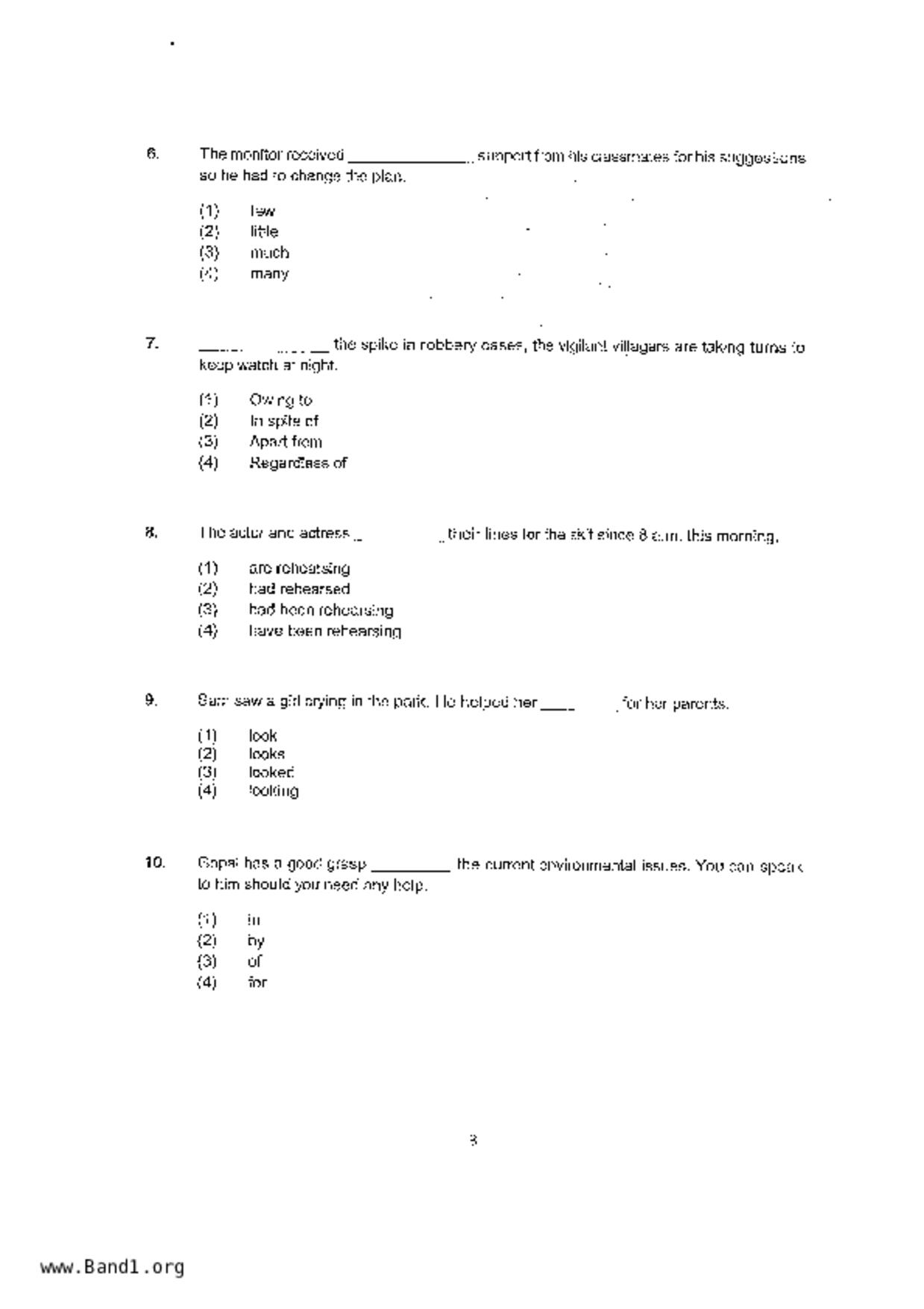 P6English試卷