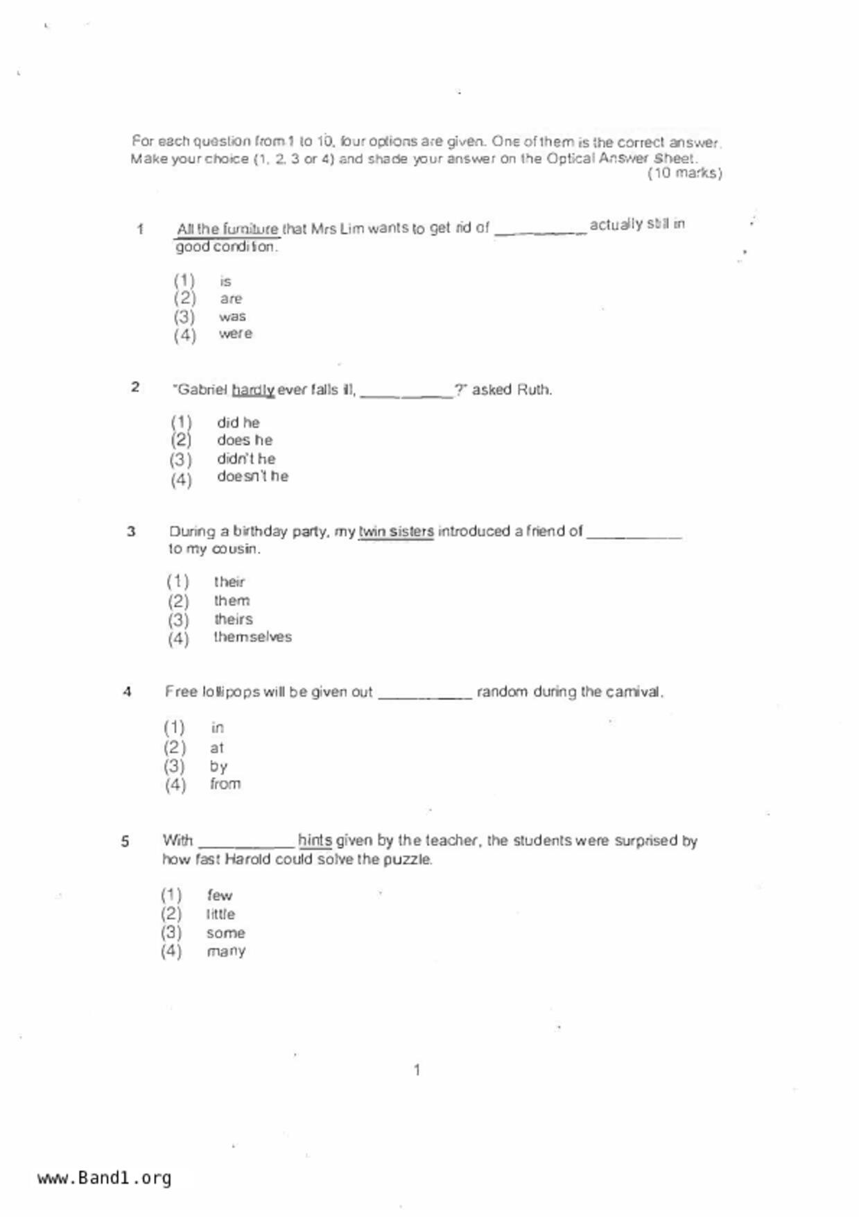 P6English試卷
