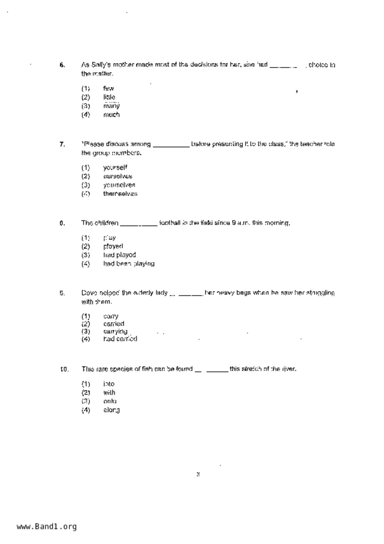 P6English試卷