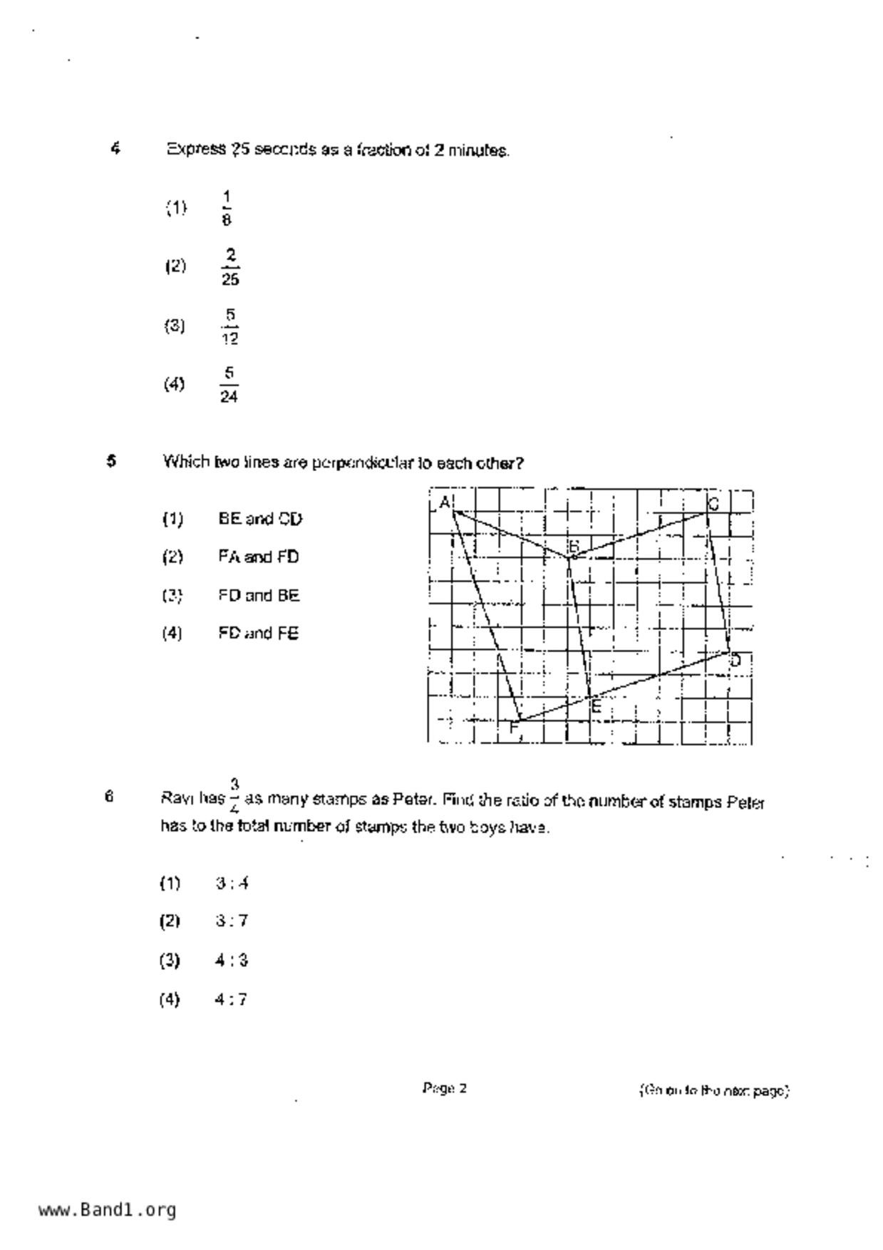 P6Maths試卷