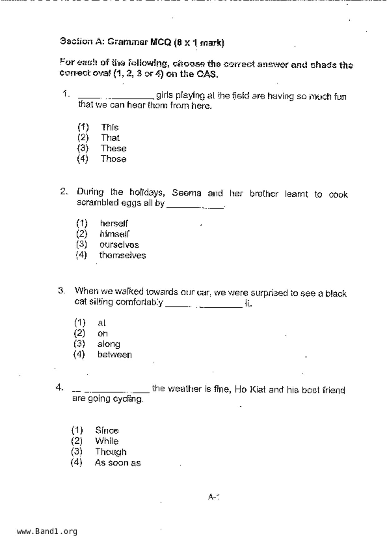 P3English試卷
