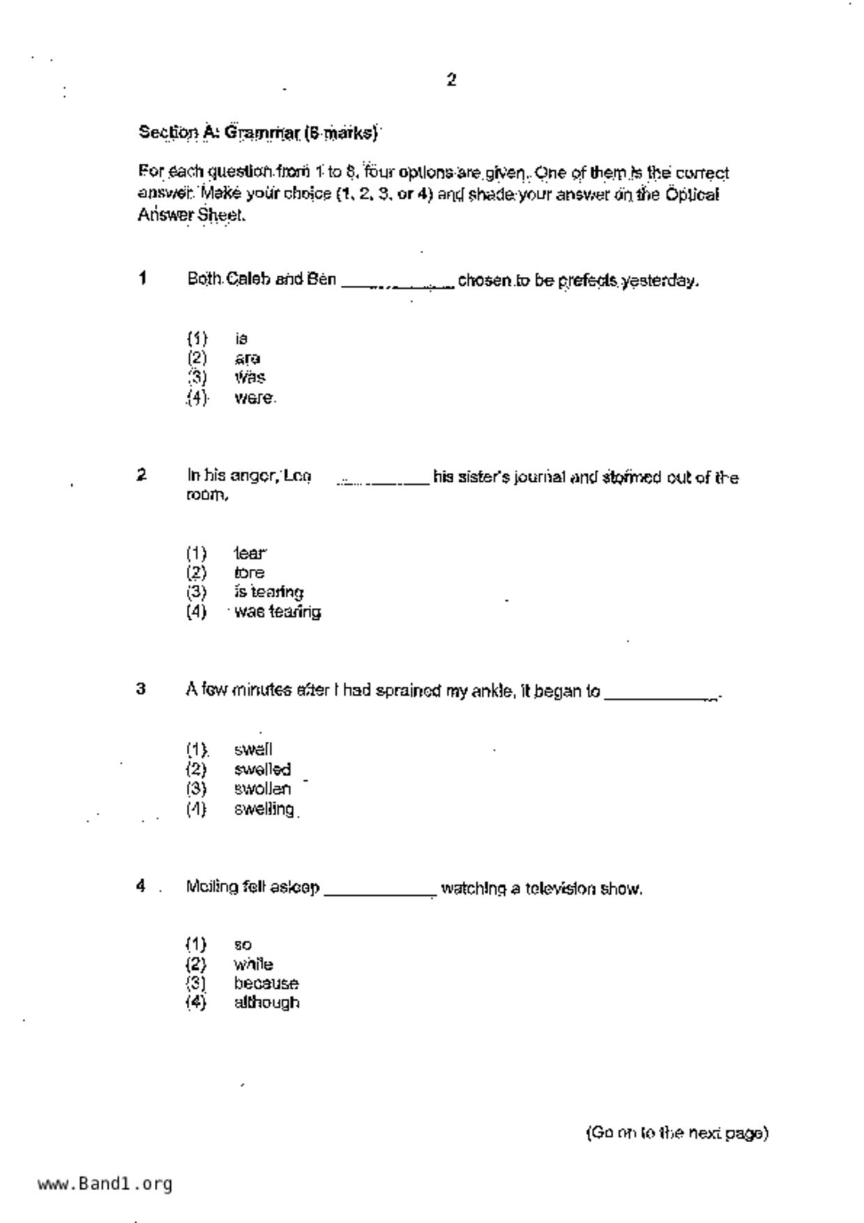P3English試卷