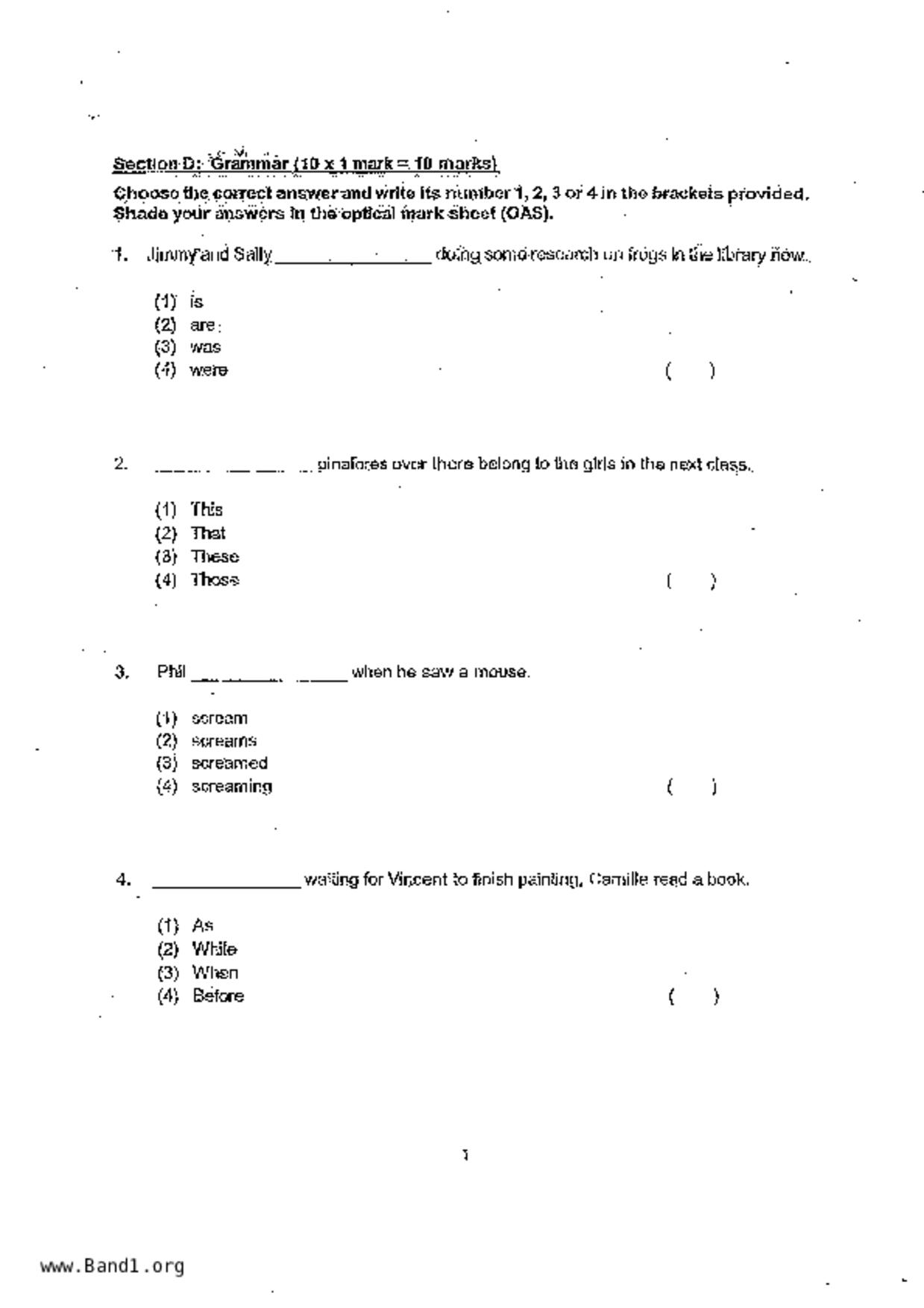 P3English試卷