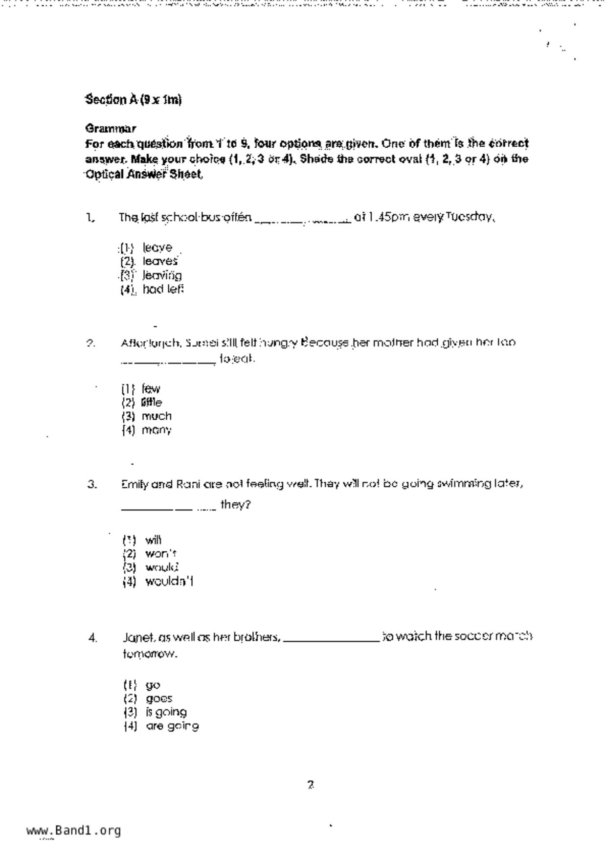 P3English試卷