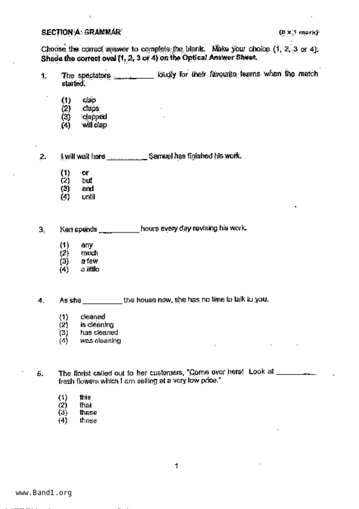 P3English試卷