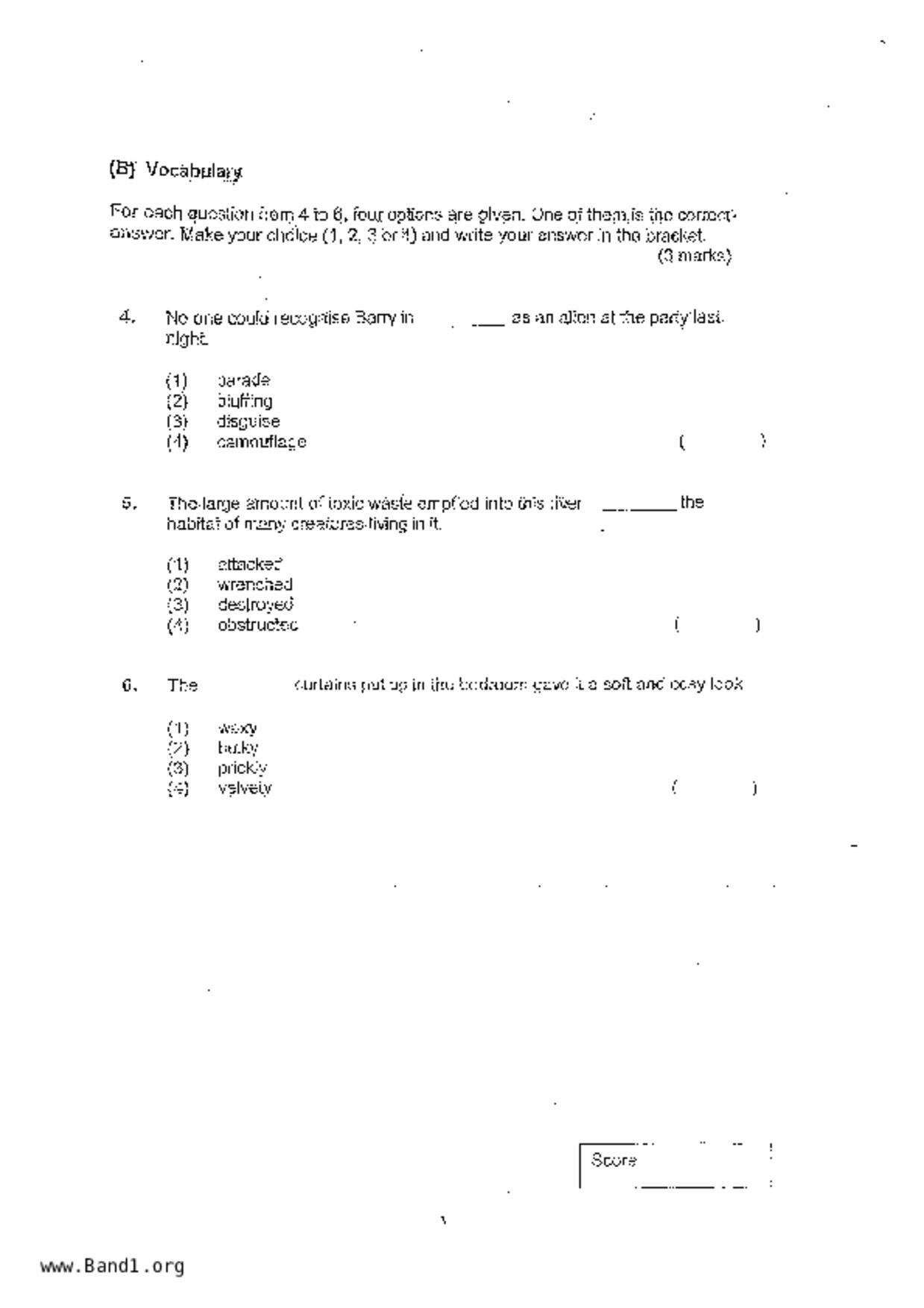 P3English試卷