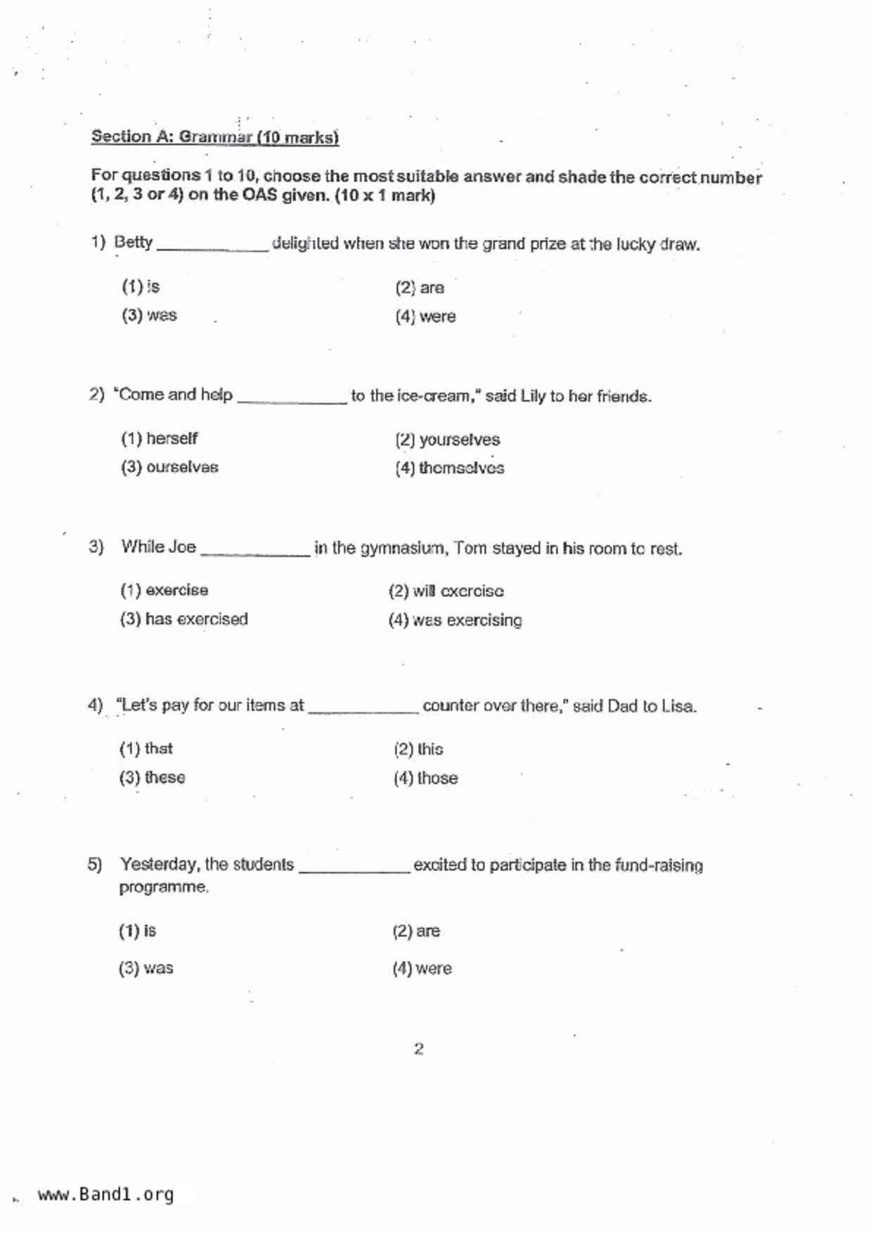P4English試卷
