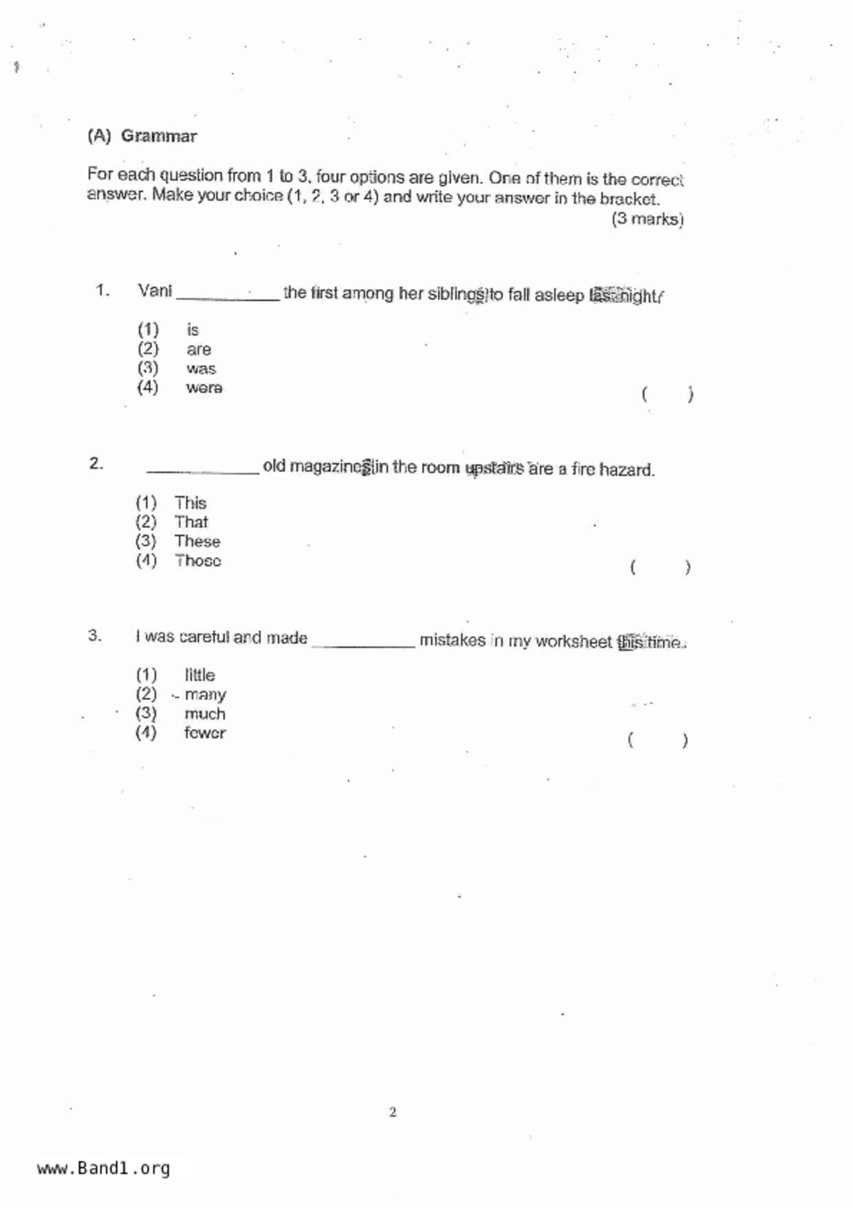 P4English試卷