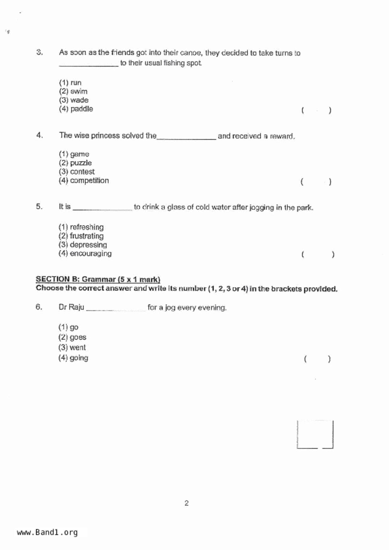 P4English試卷