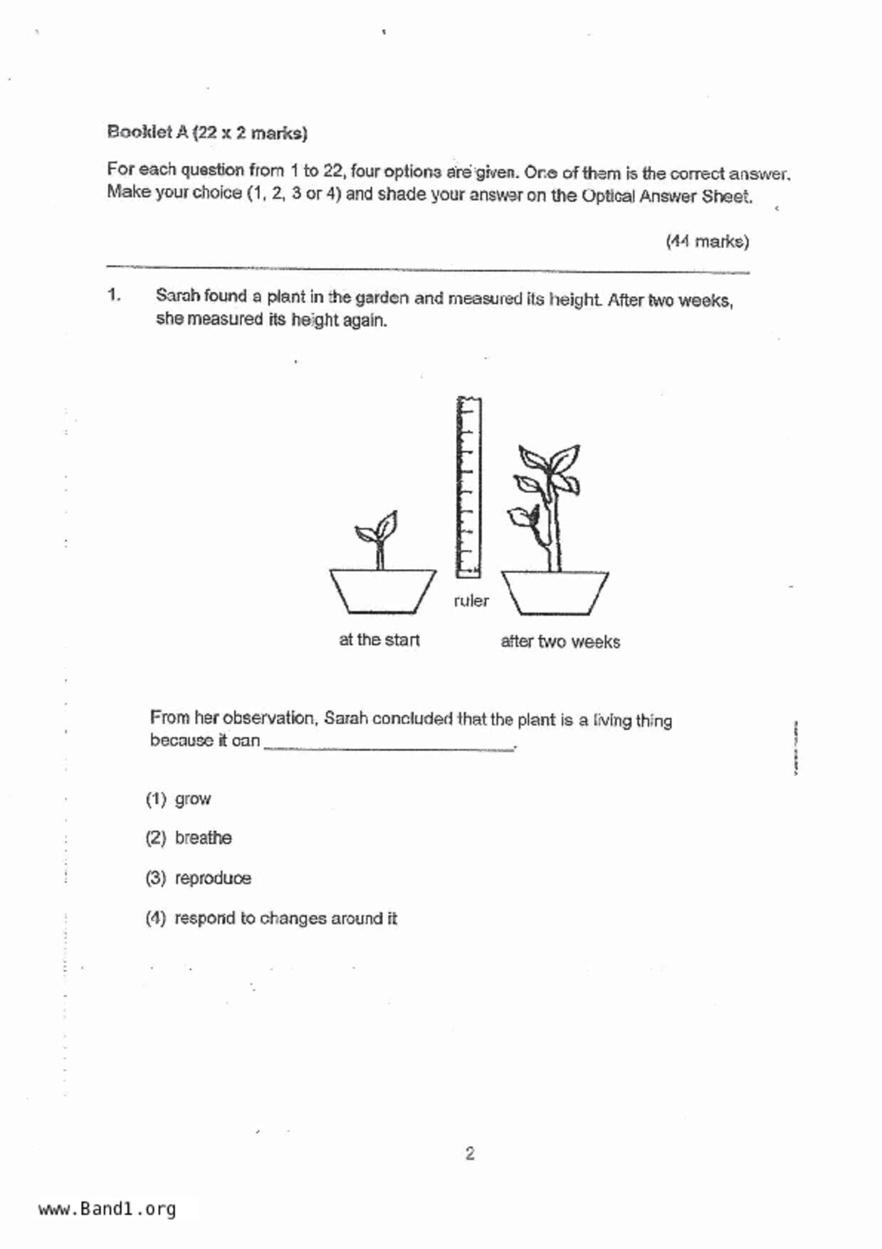 P4Science試卷