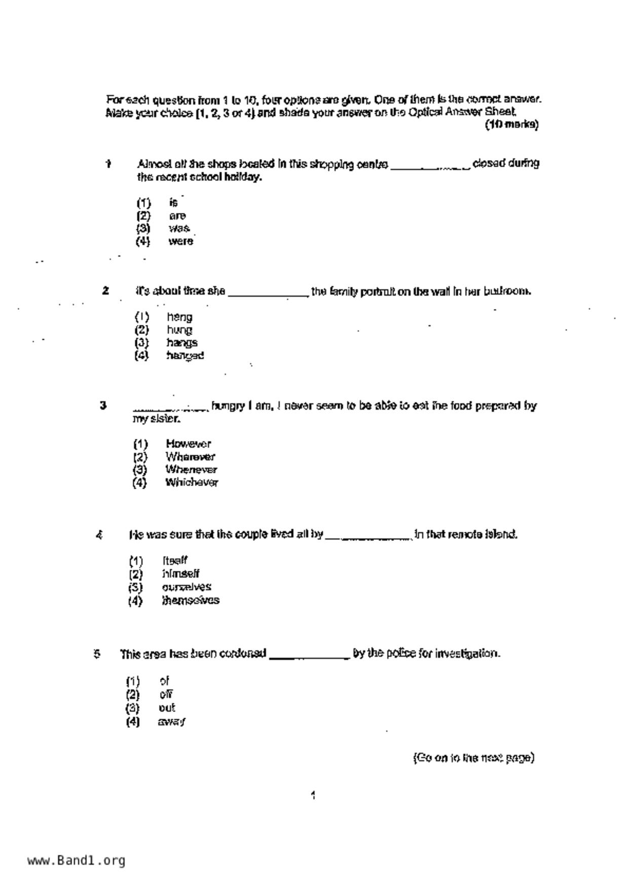 P6English試卷