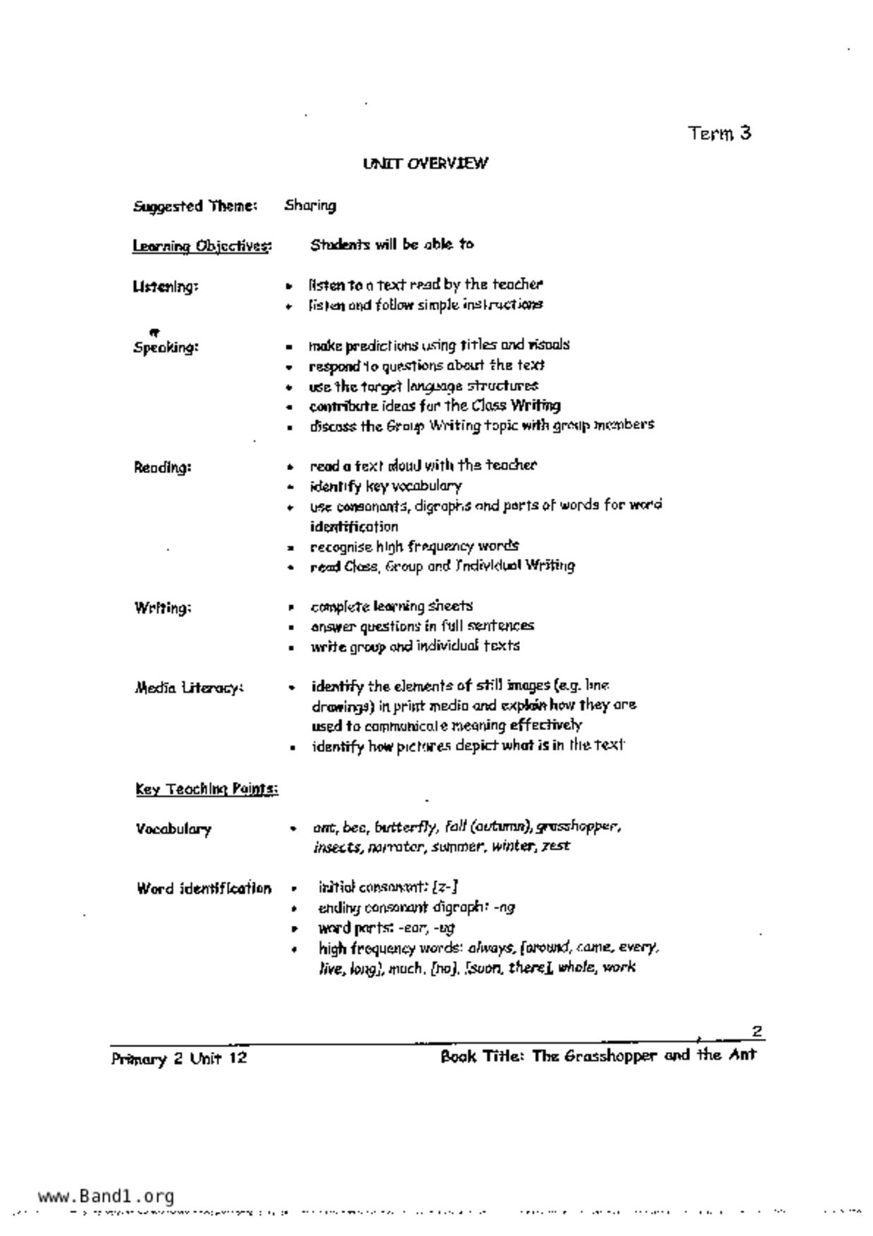 P2English試卷