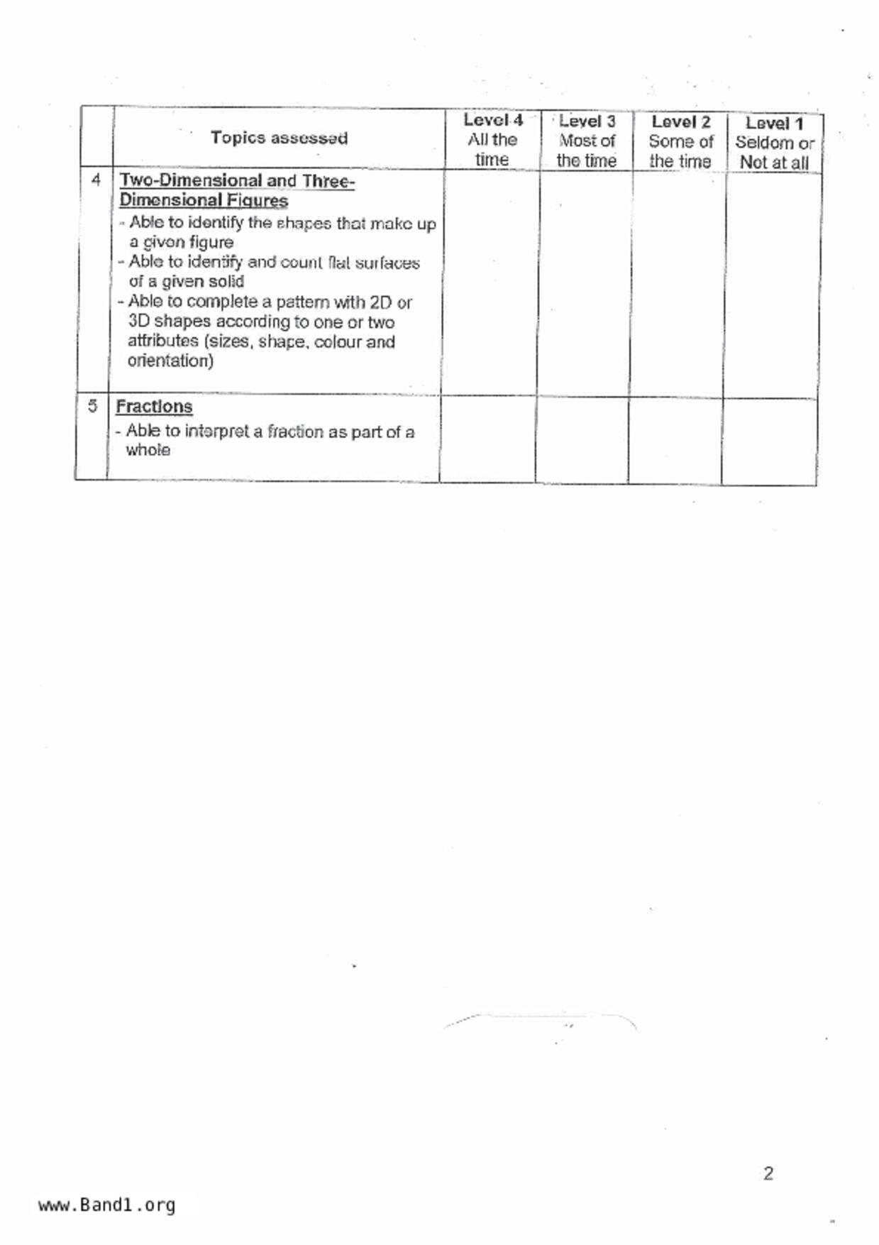P2Maths試卷