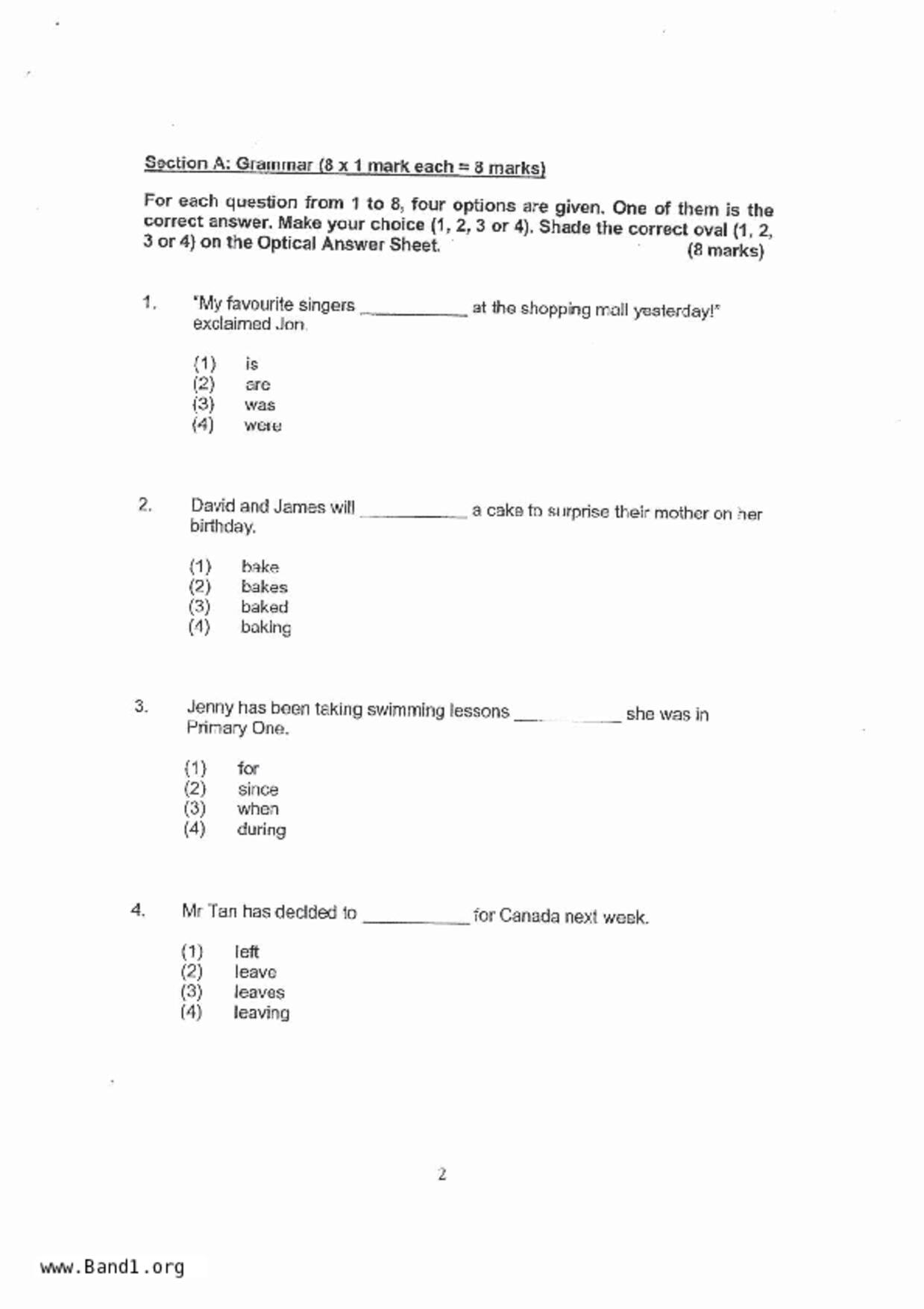 P3English試卷
