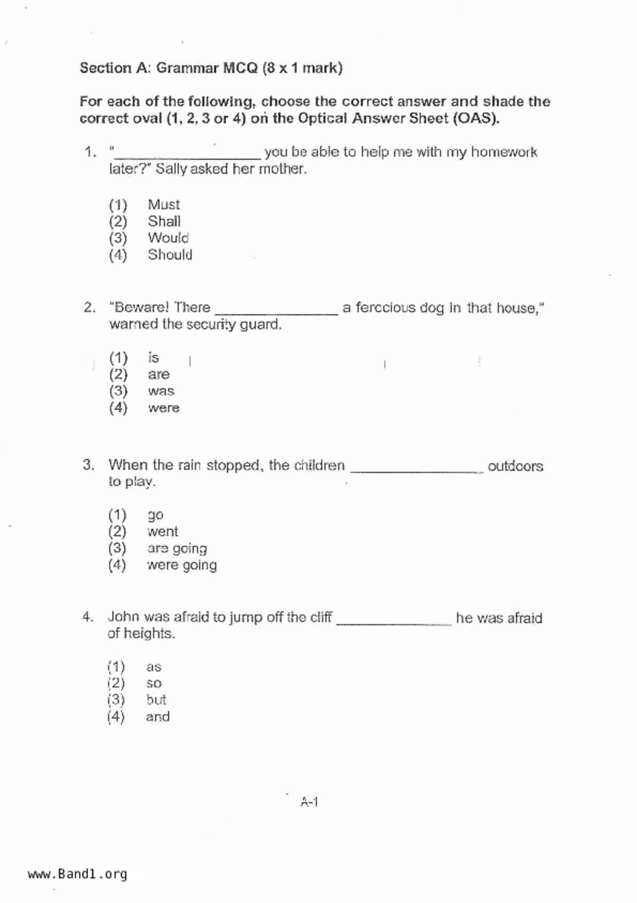 P3English試卷