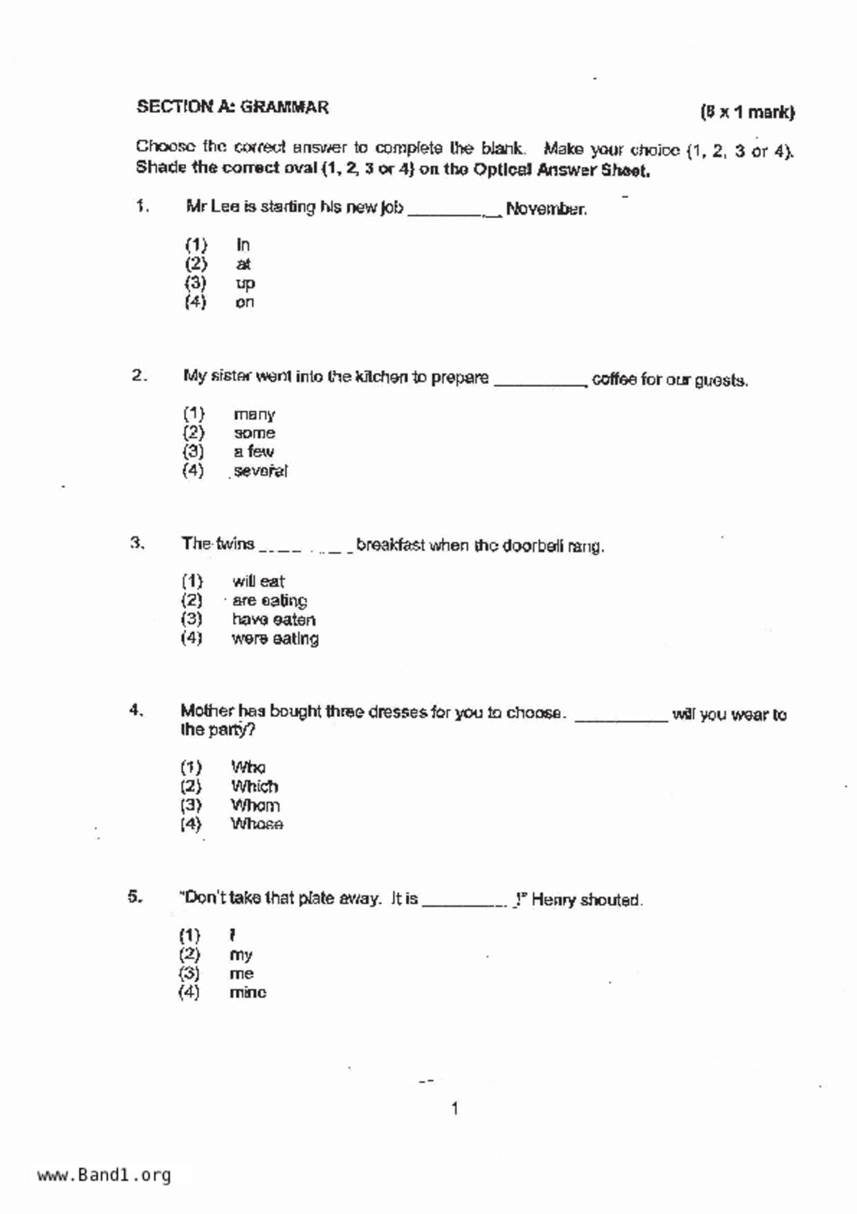 P3English試卷