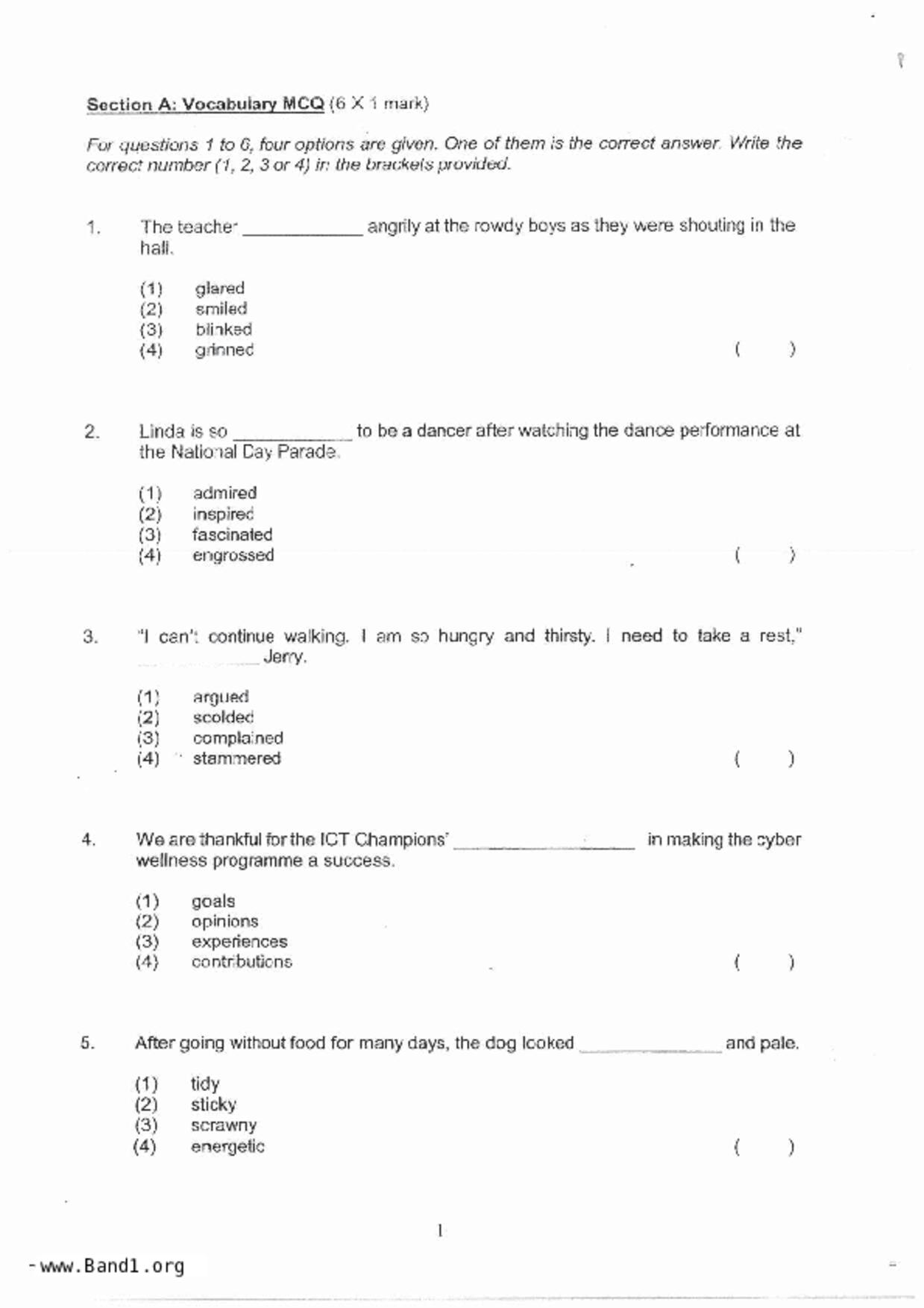 P3English試卷
