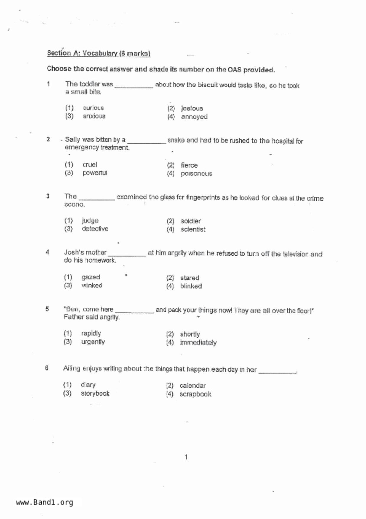 P3English試卷