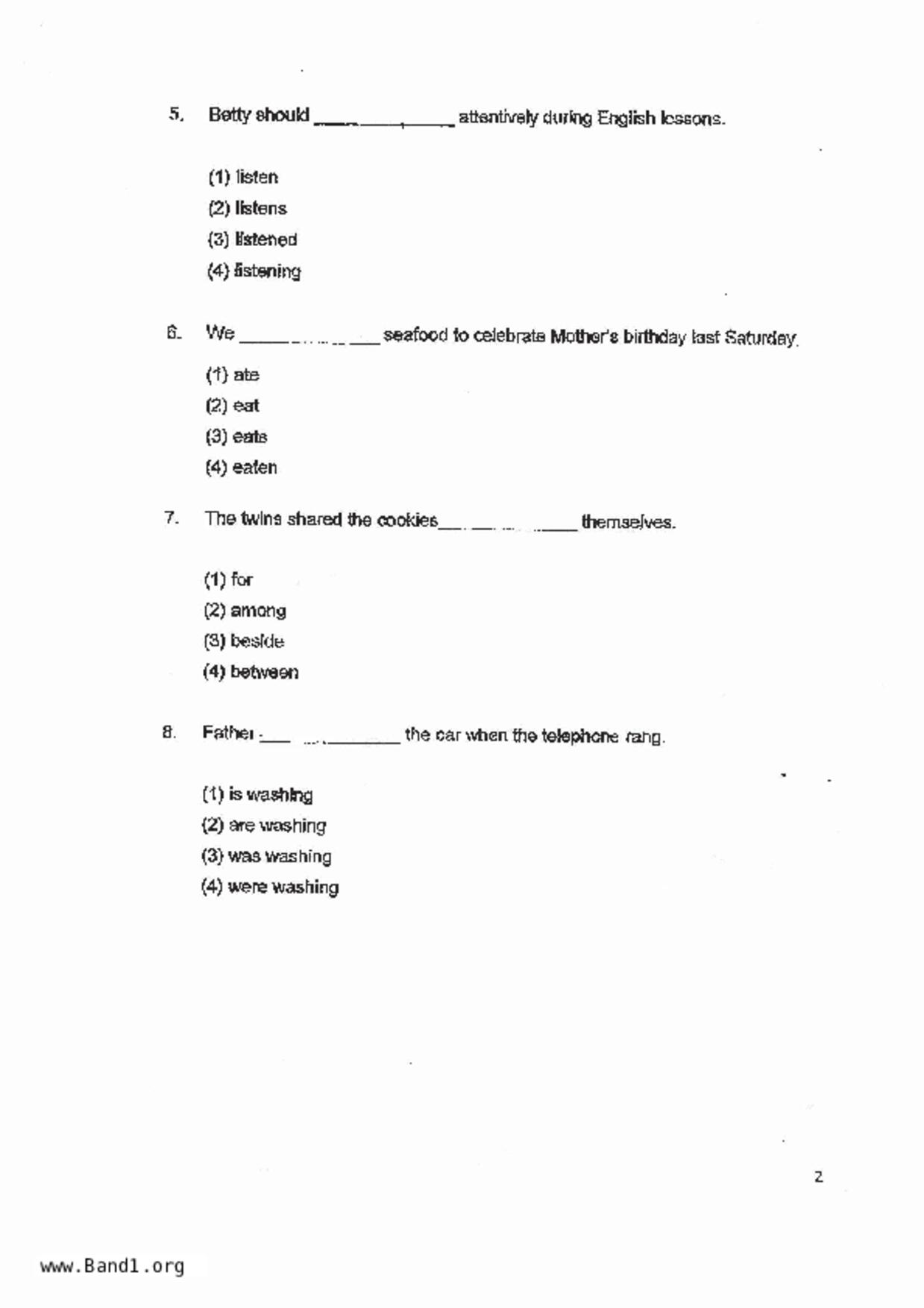 P3English試卷