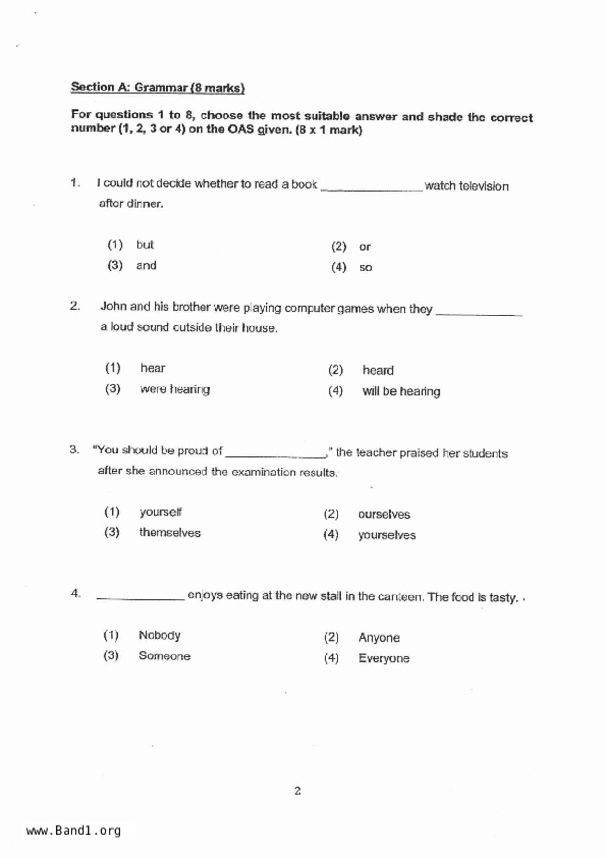 P3English試卷
