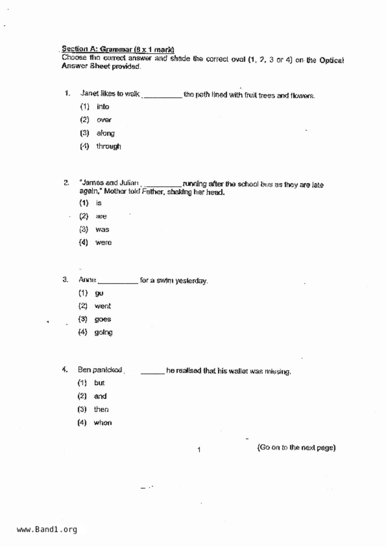 P3English試卷