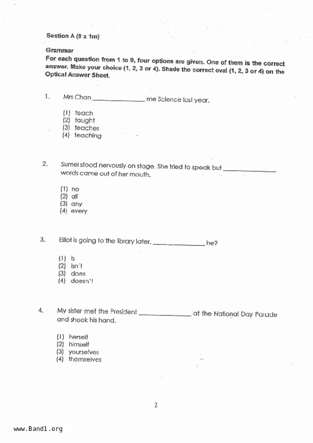 P3English試卷