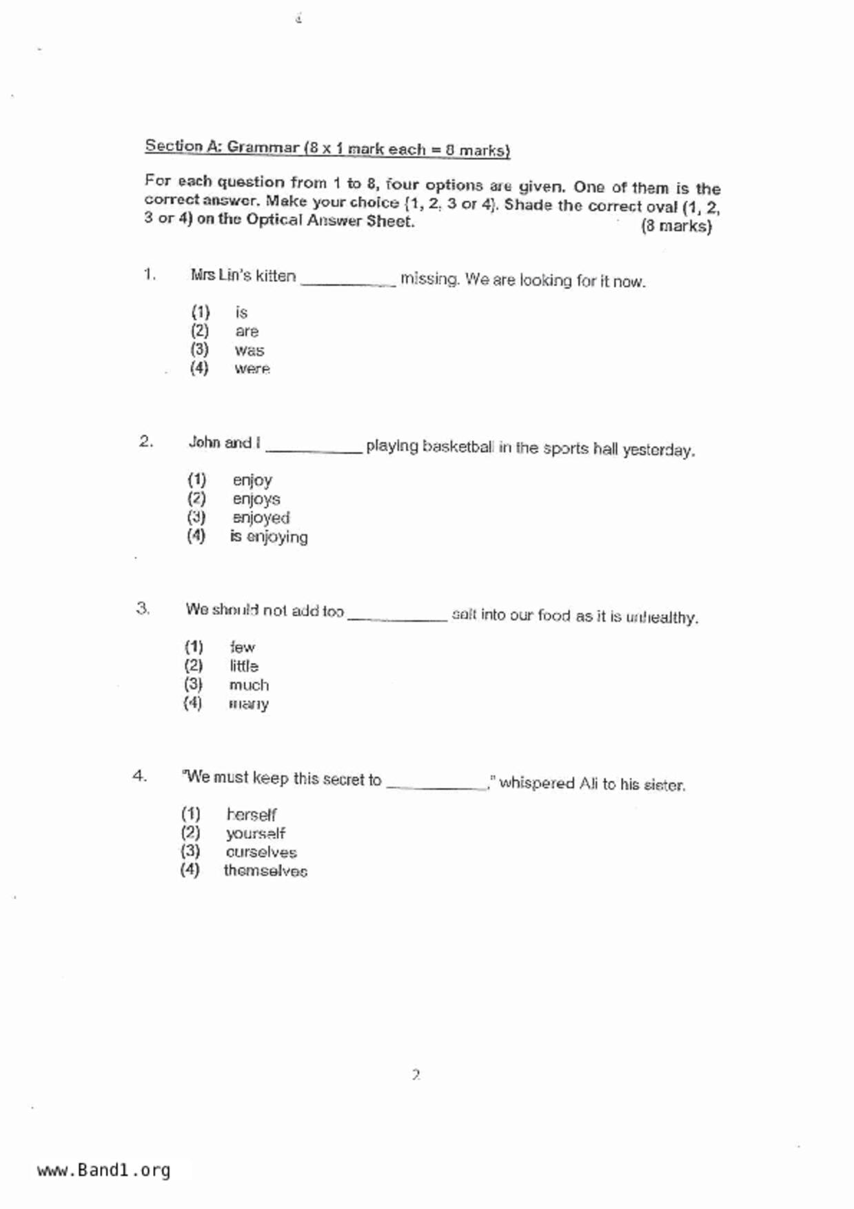P3English試卷