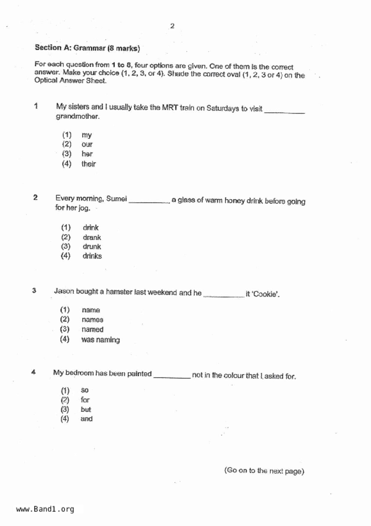 P3English試卷