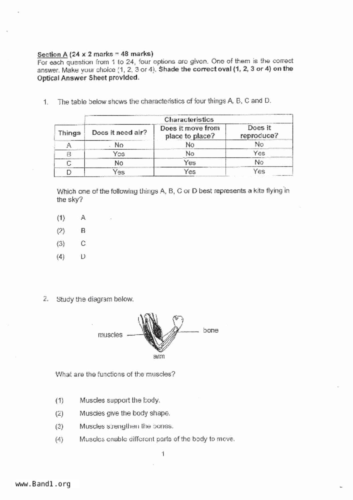 P3Science試卷
