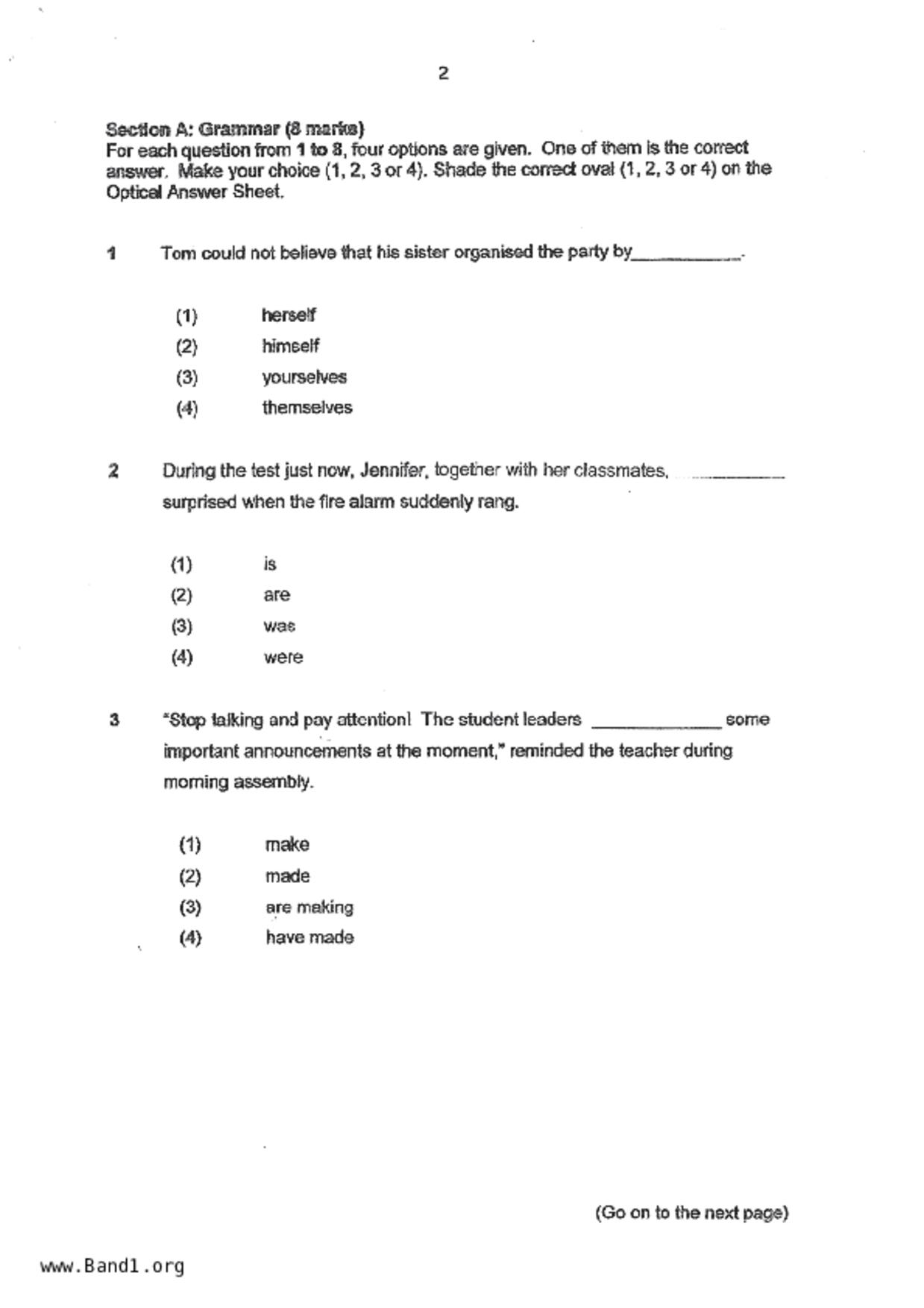 P4English試卷