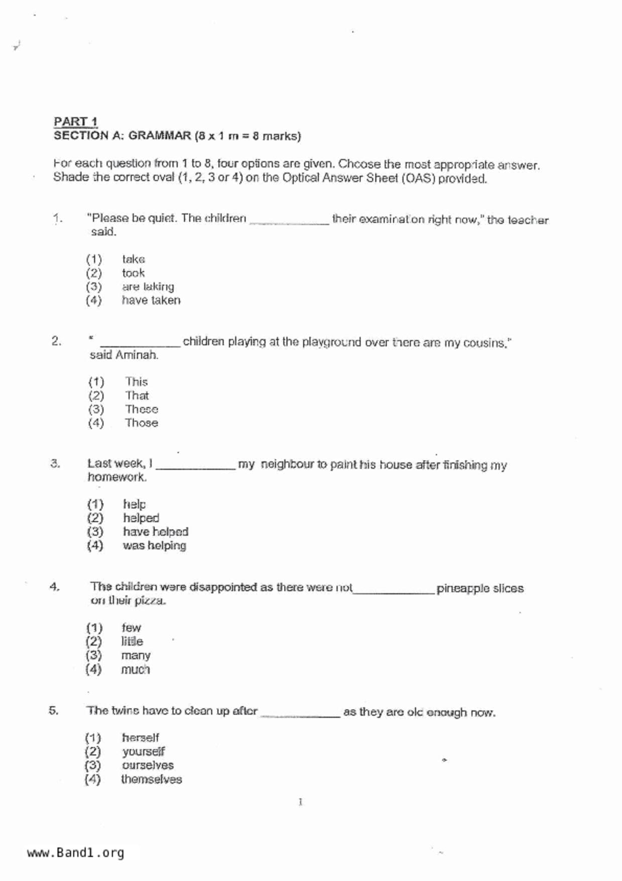 P4English試卷