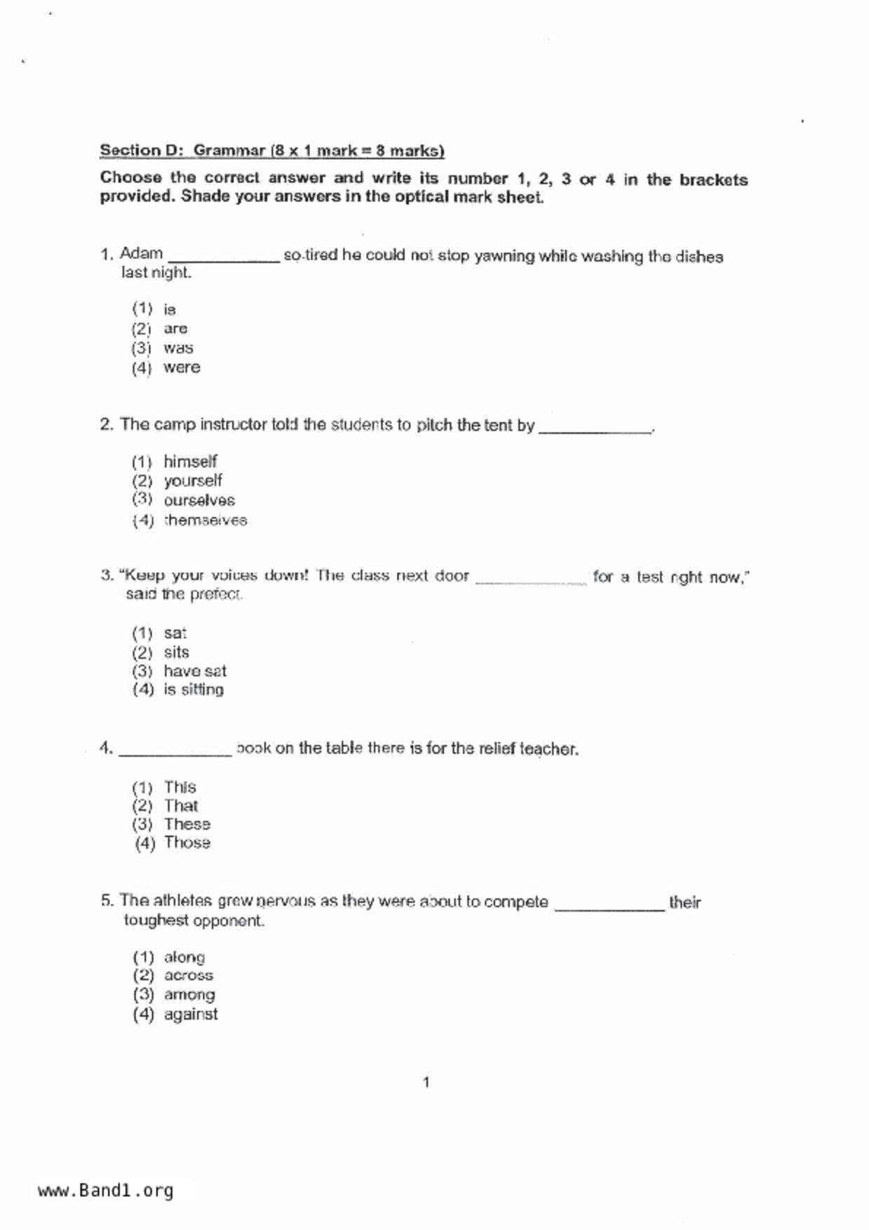 P4English試卷