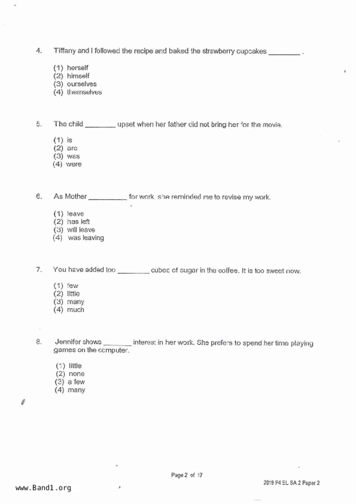 P4English試卷