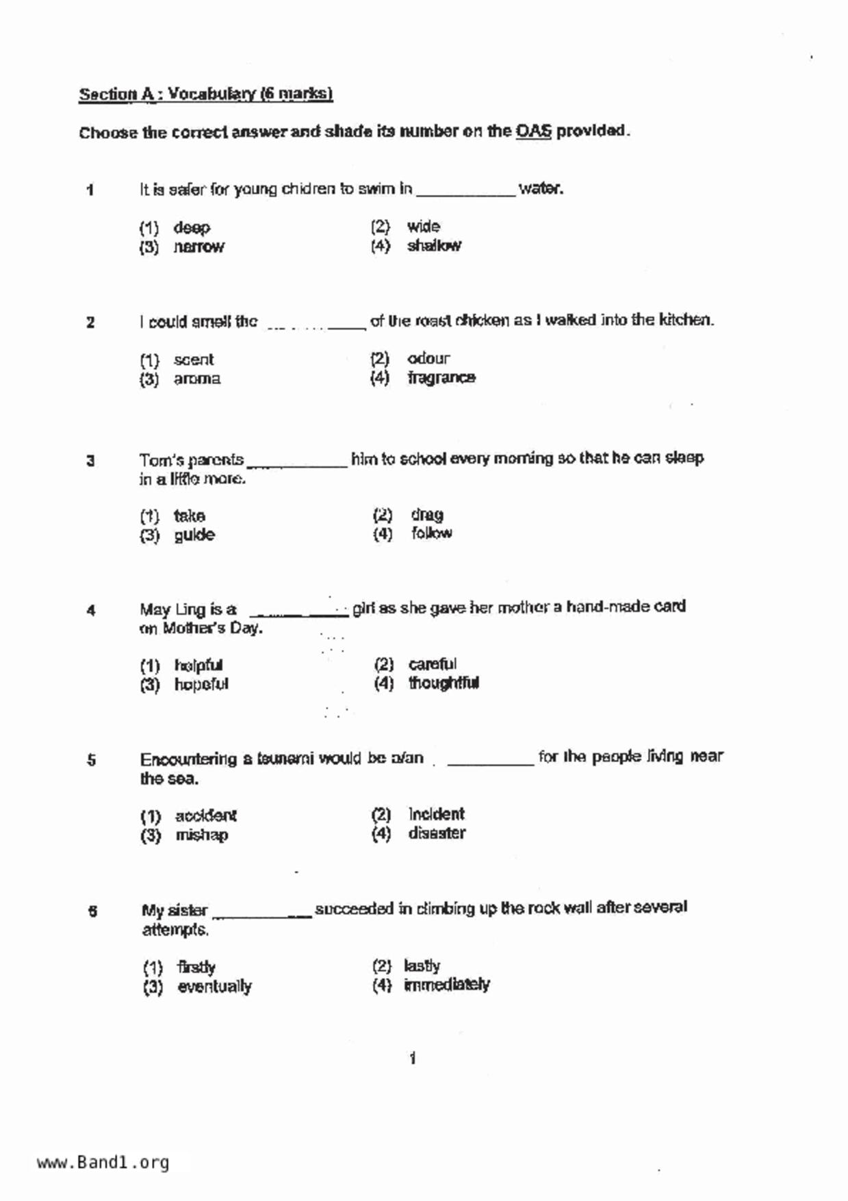 P4English試卷