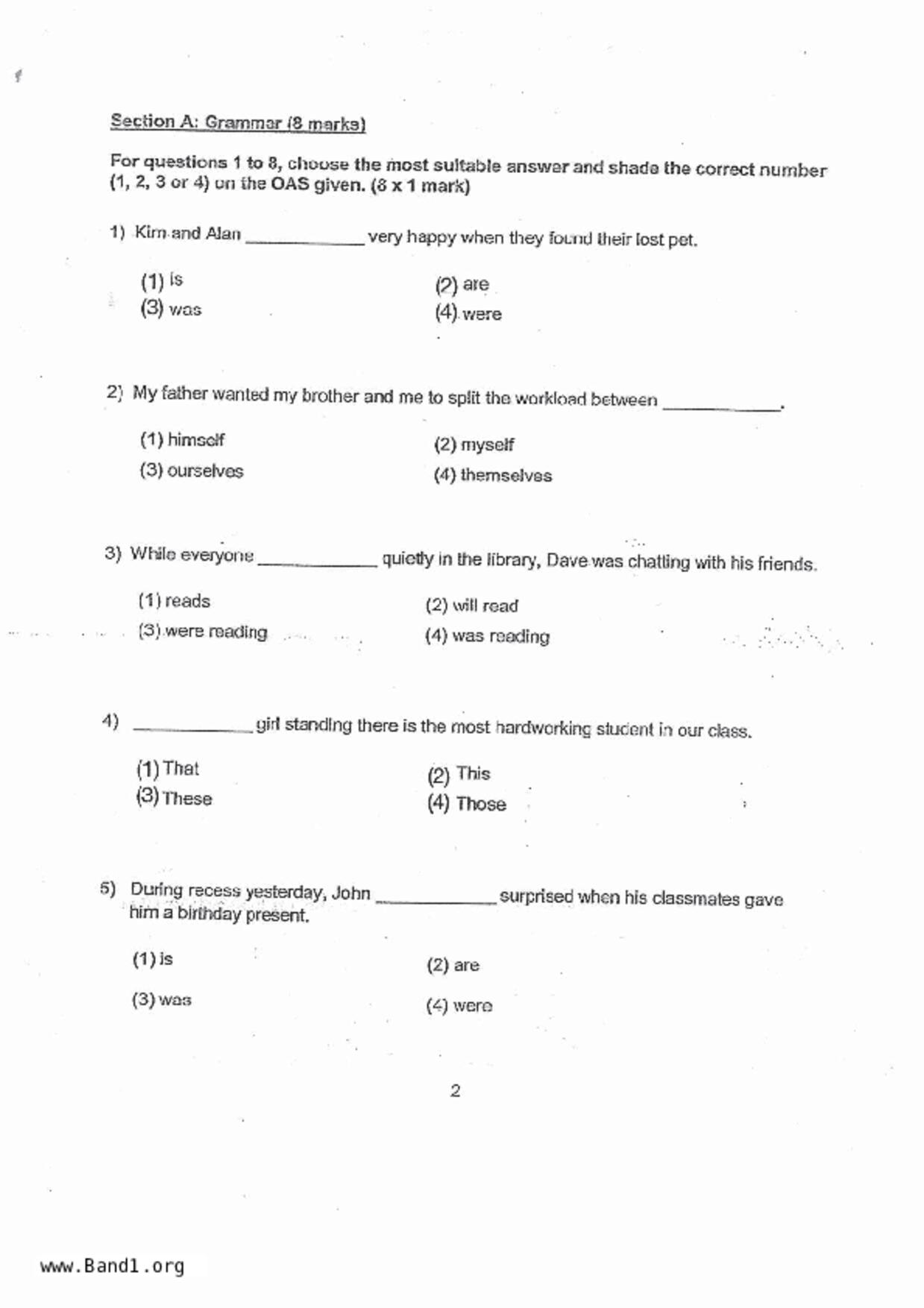 P4English試卷
