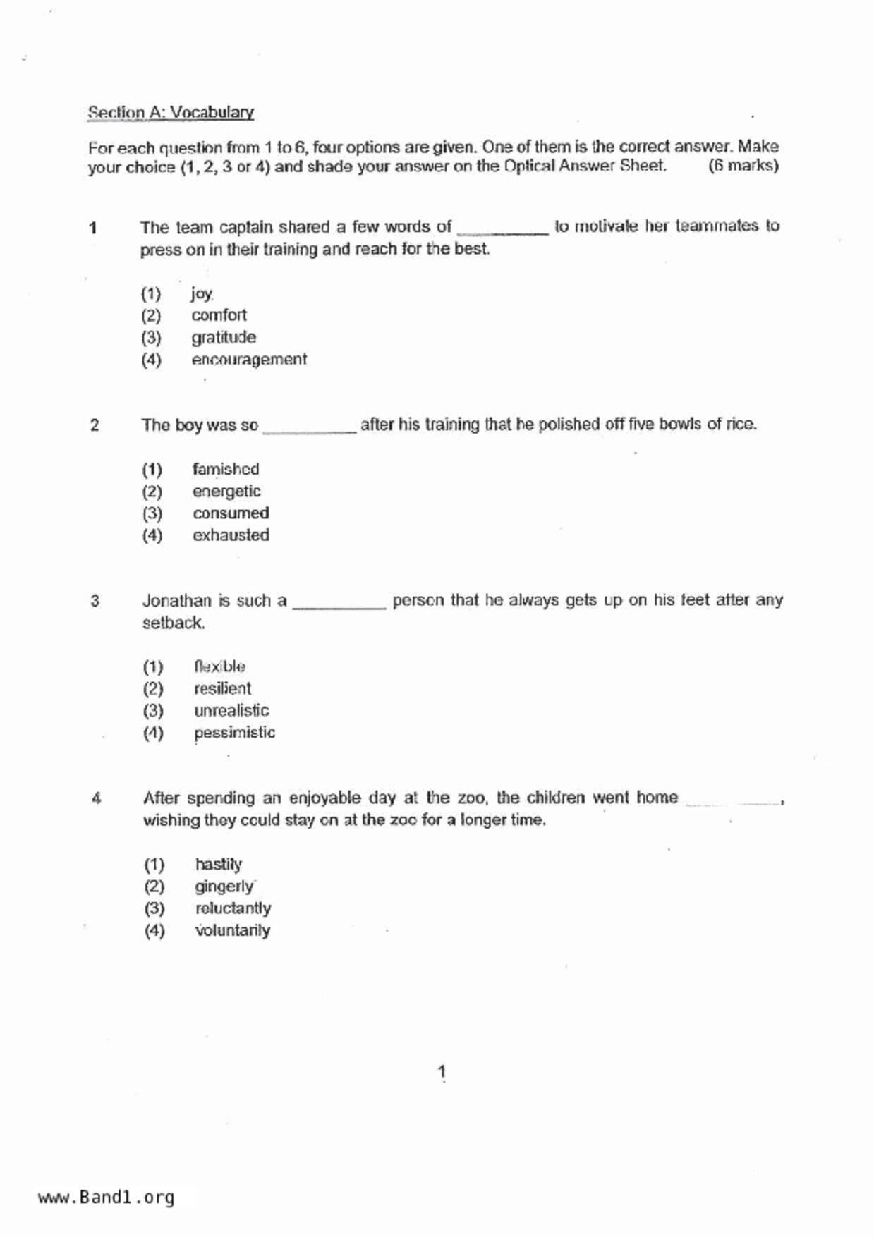 P4English試卷