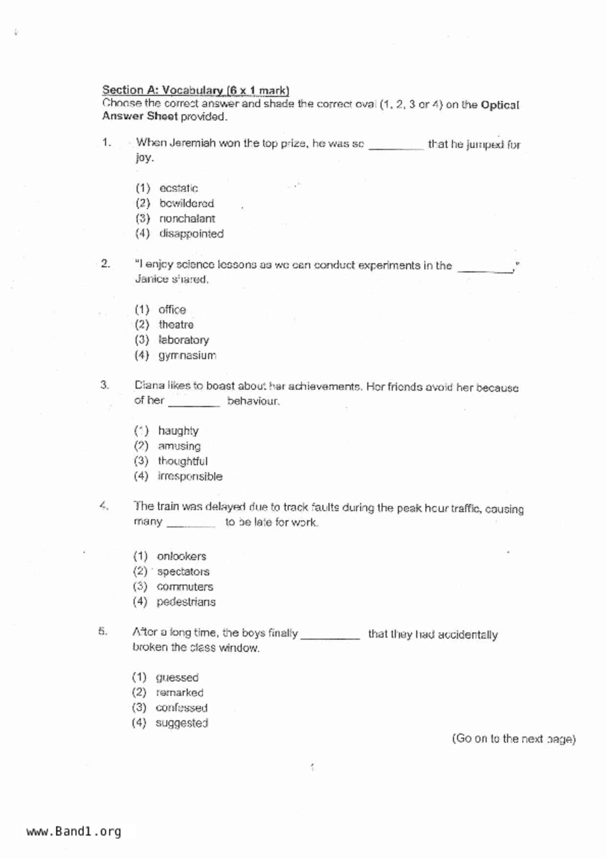 P4English試卷
