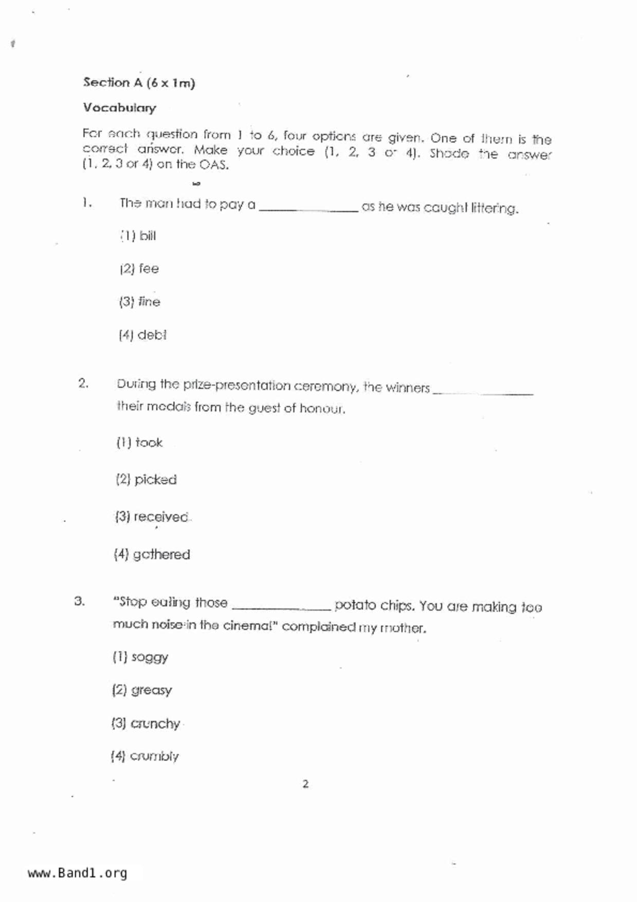 P4English試卷