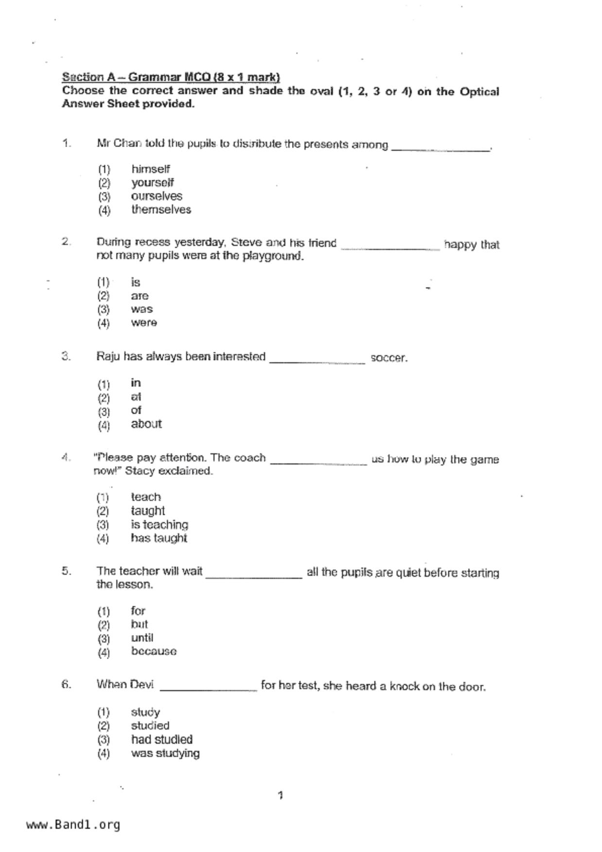 P4English試卷