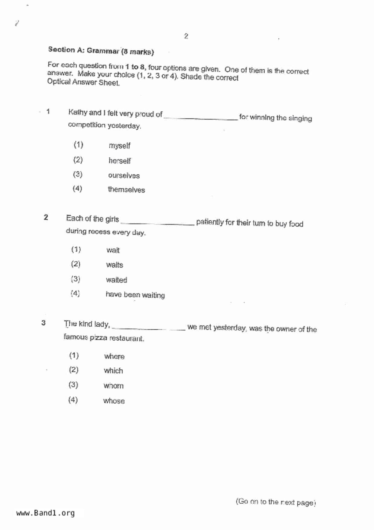 P4English試卷