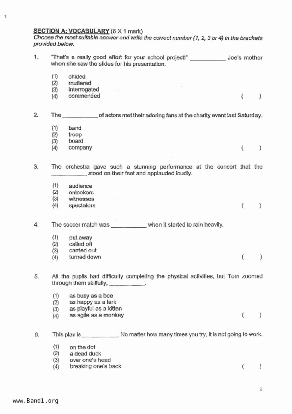 P4English試卷