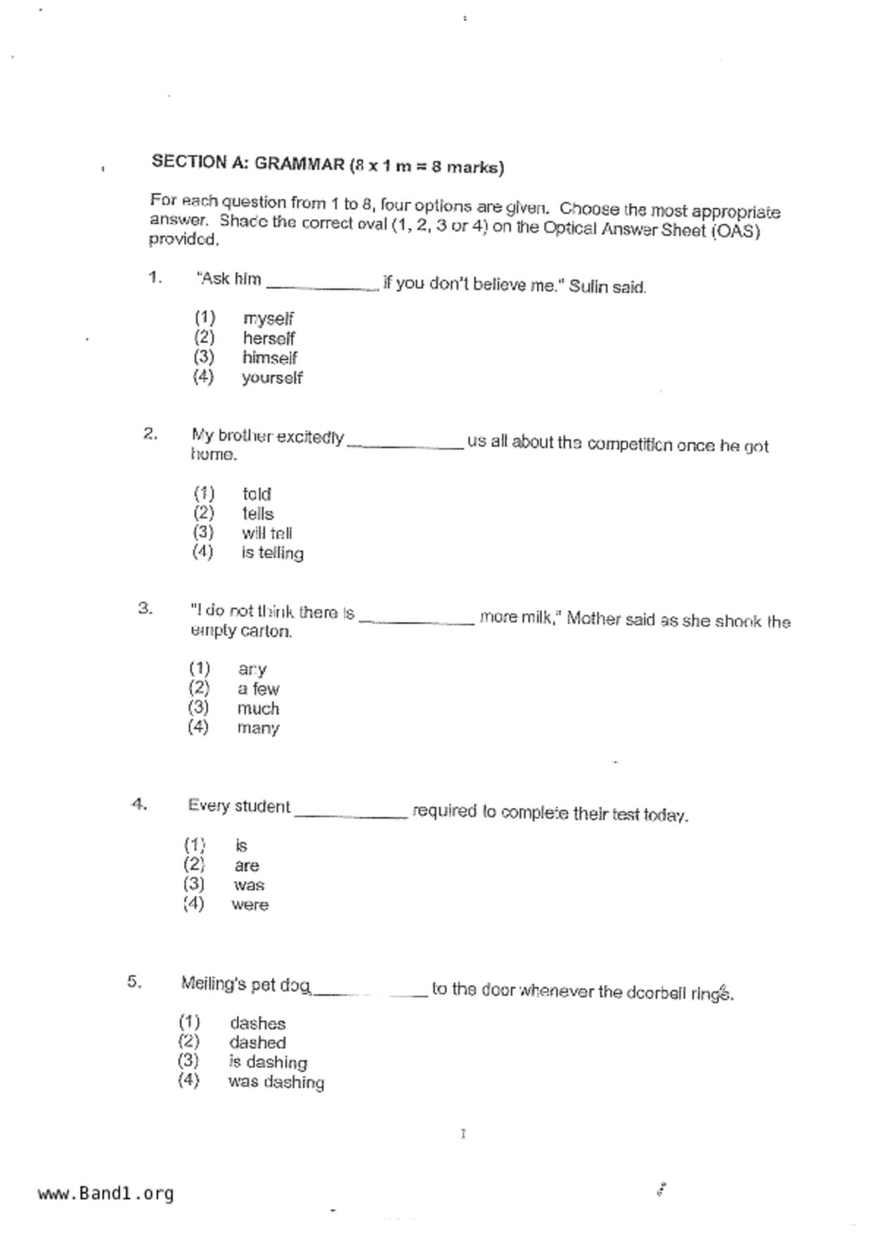 P4English試卷
