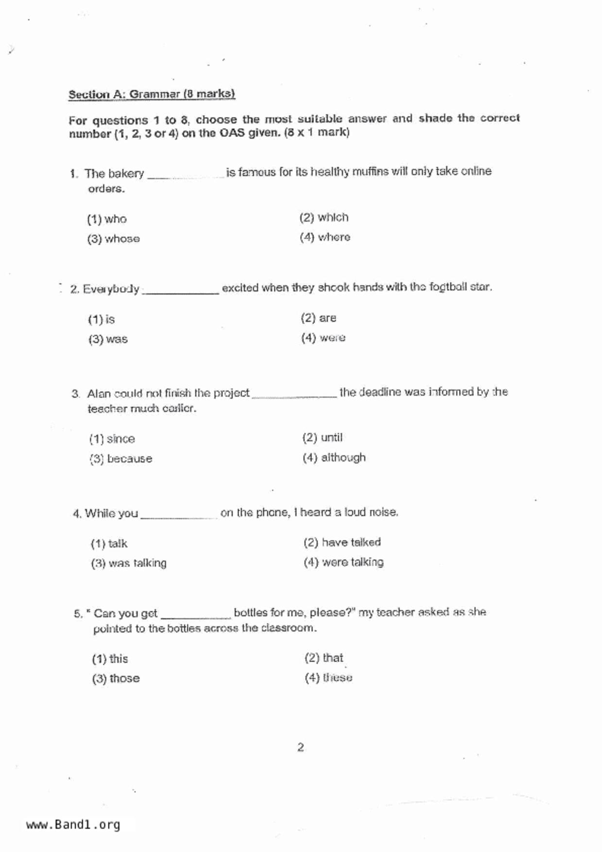 P4English試卷